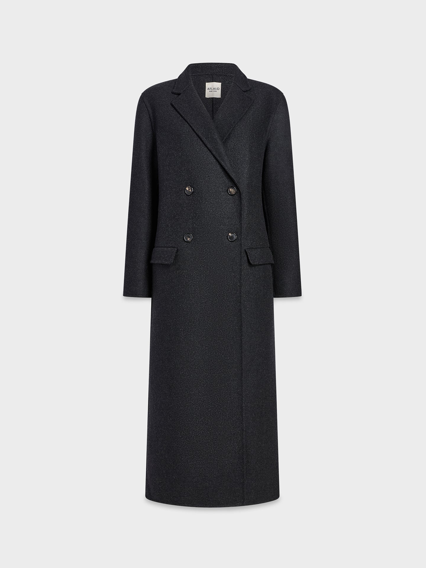 Velmira Coat in Wool Cashmere - AFLALO