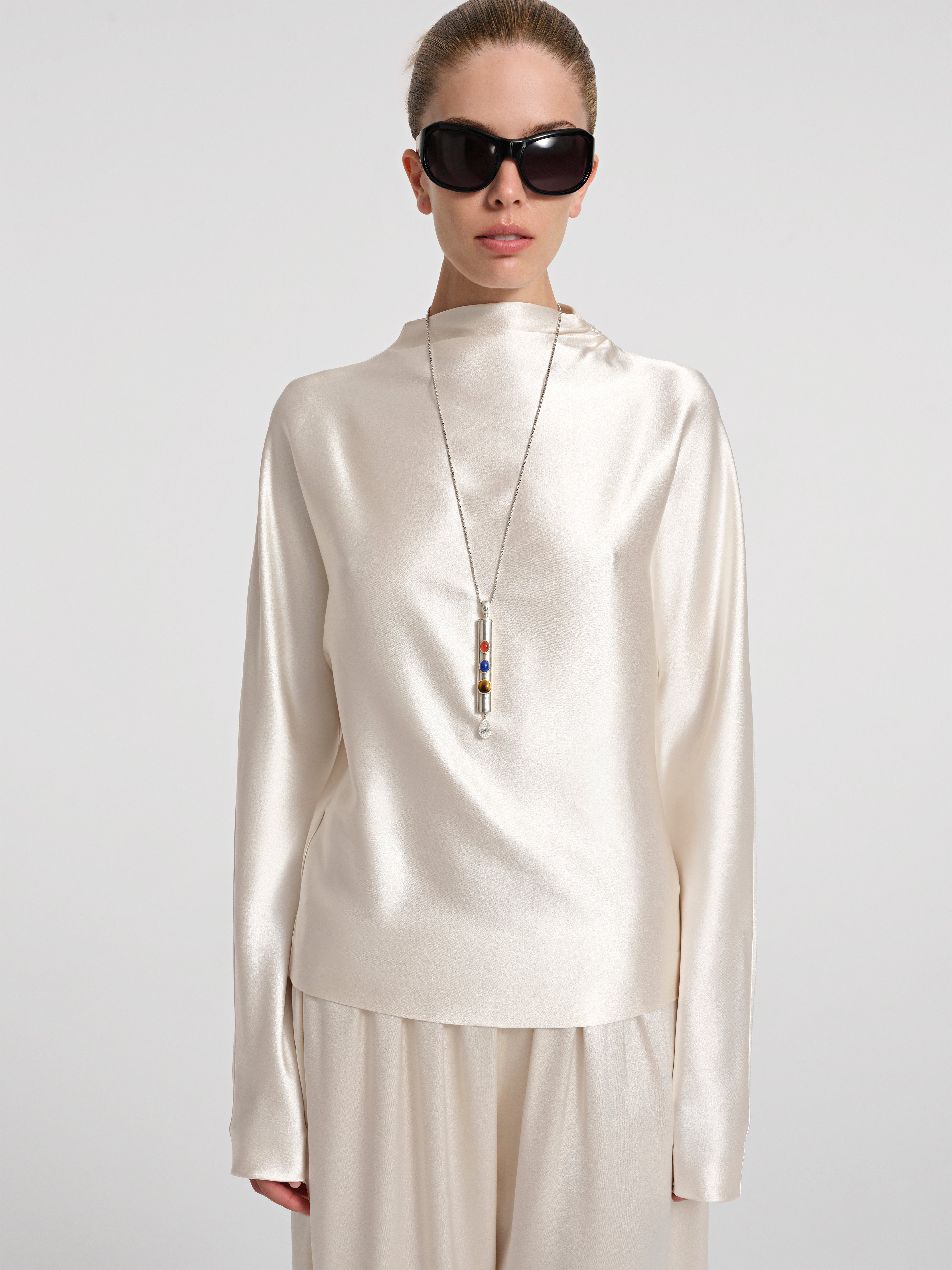 Ziva Top in Silk