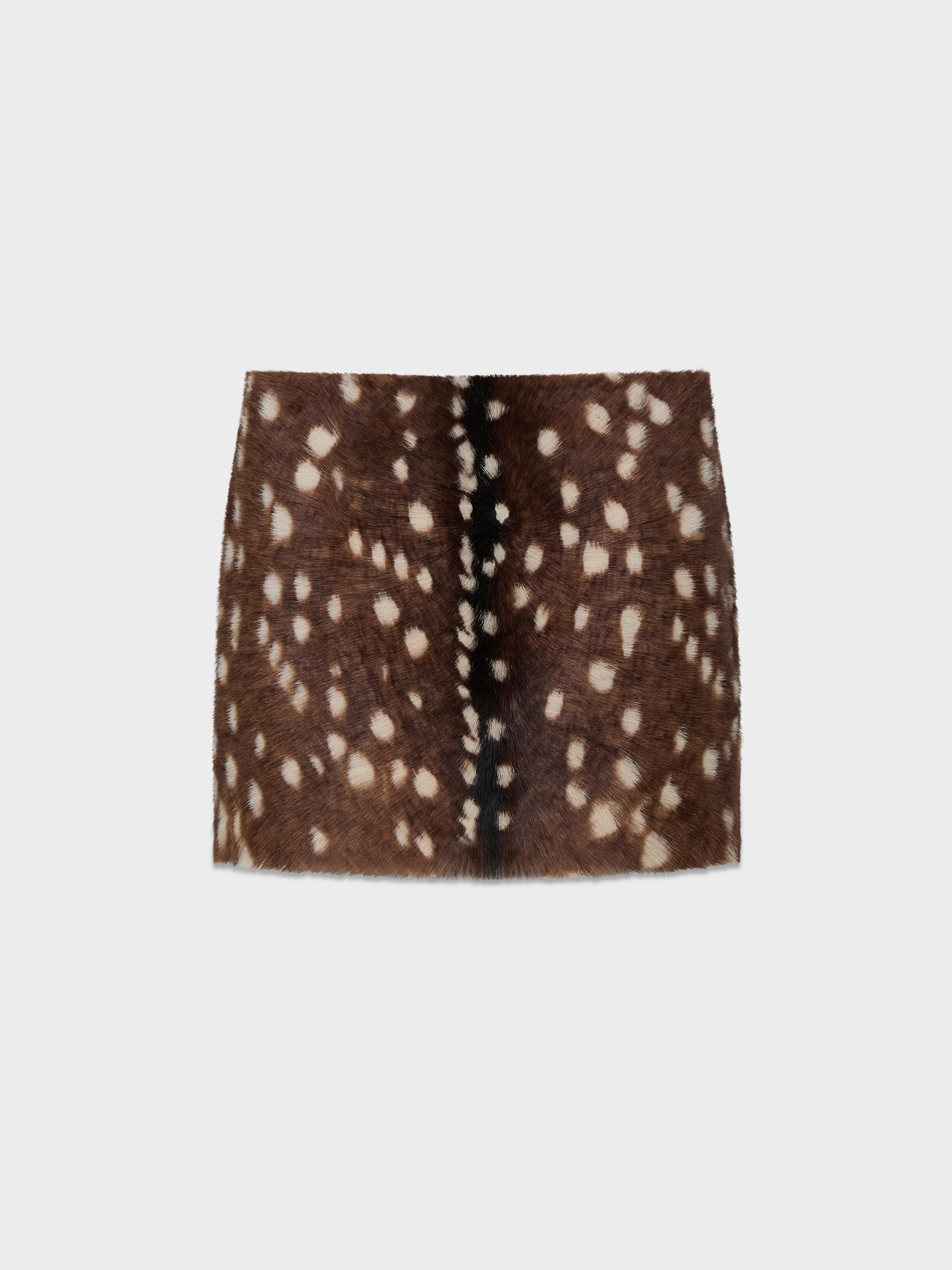AFLALO Aveki Skirt in Ponyhair – Bambi - Ghost Front