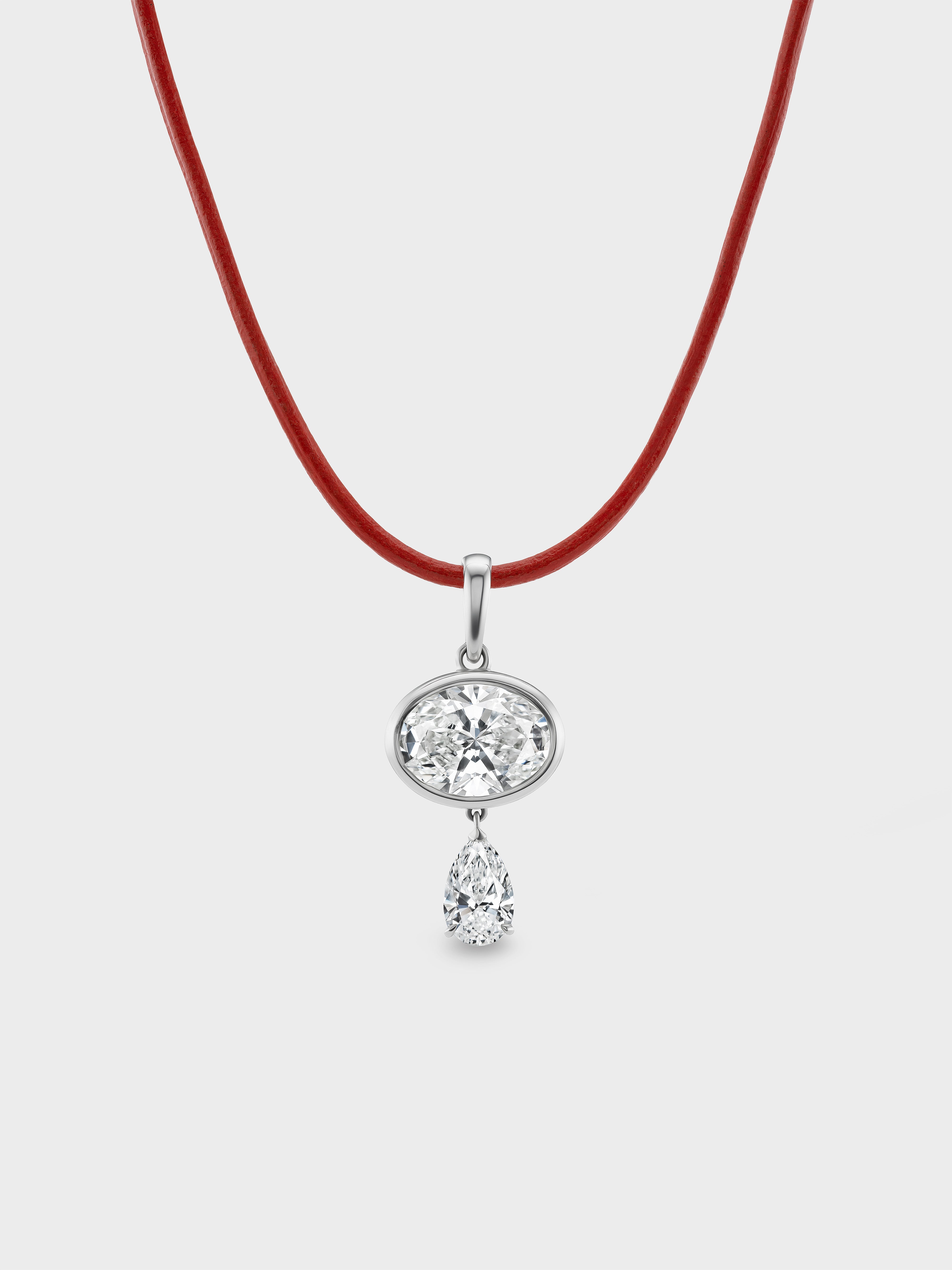 Lone Diamond Pendant Necklace