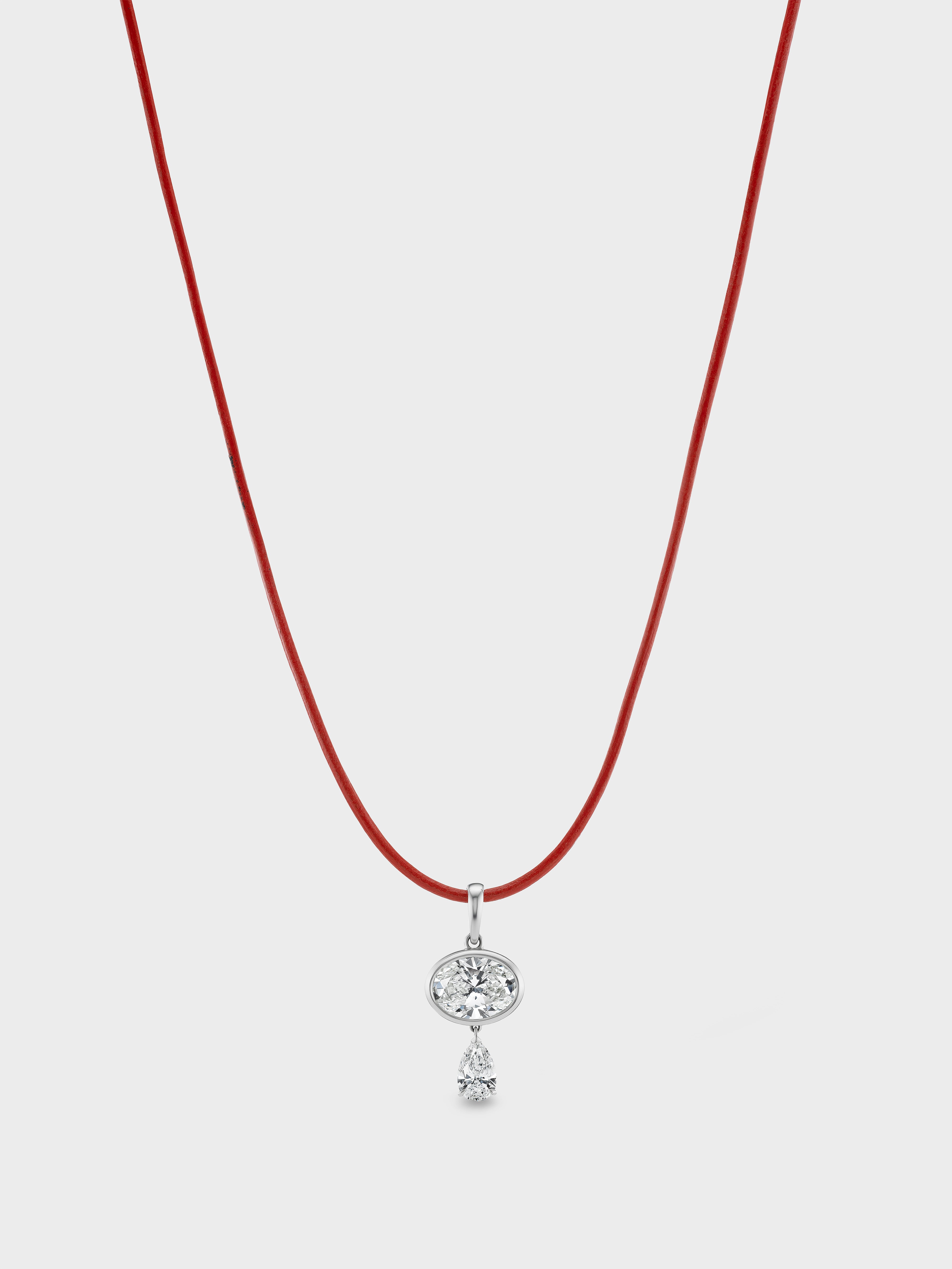 Lone Diamond Pendant Necklace