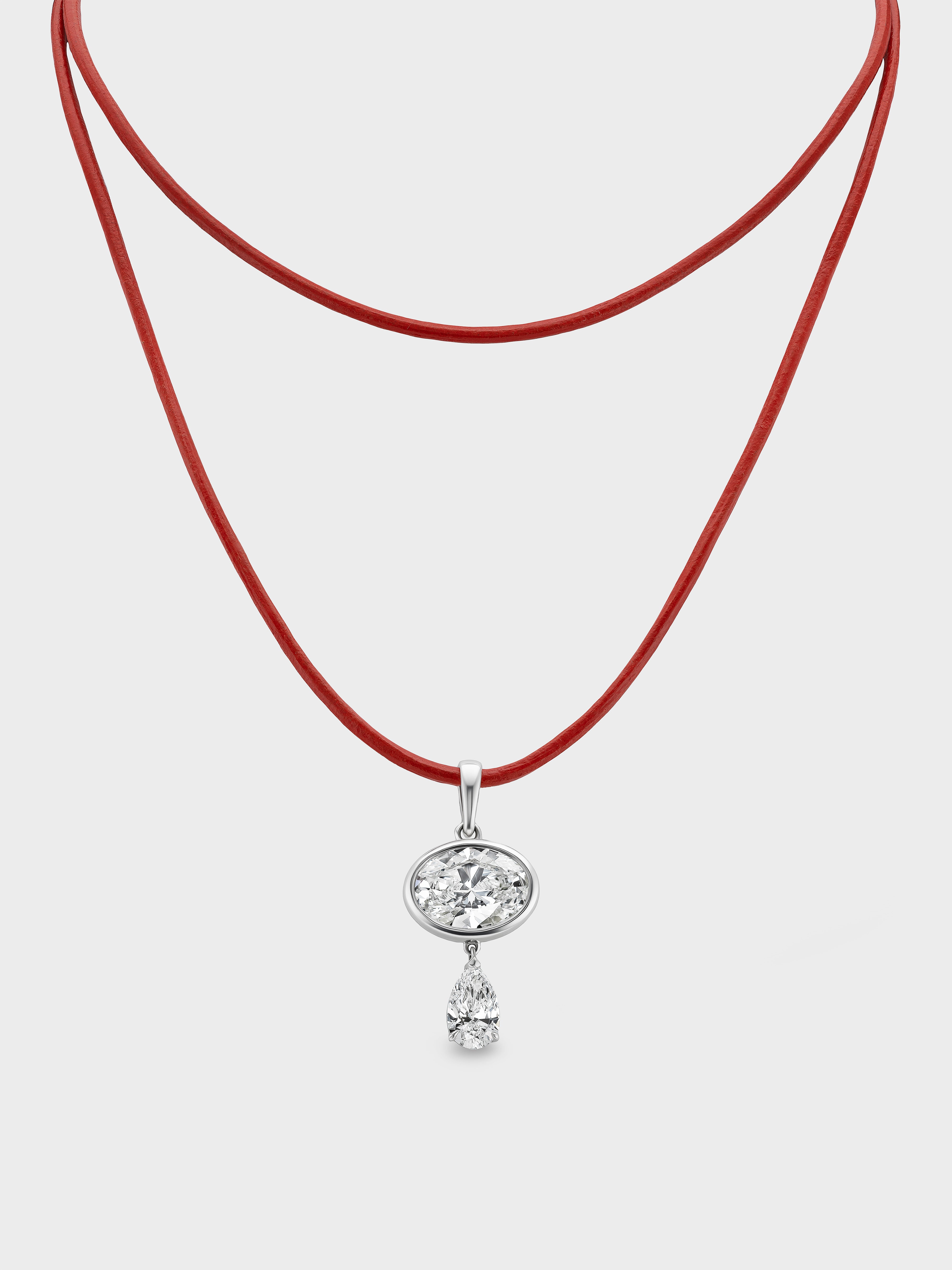 Lone Diamond Pendant Necklace